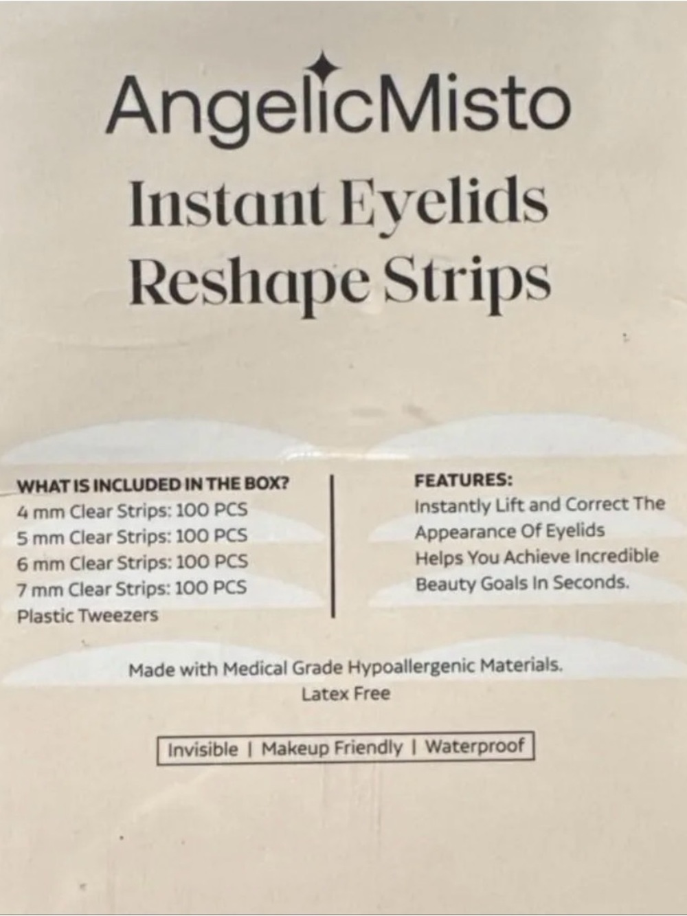 Sold - AngelicMisto Instant Eyelids Reshape Strips - Clear